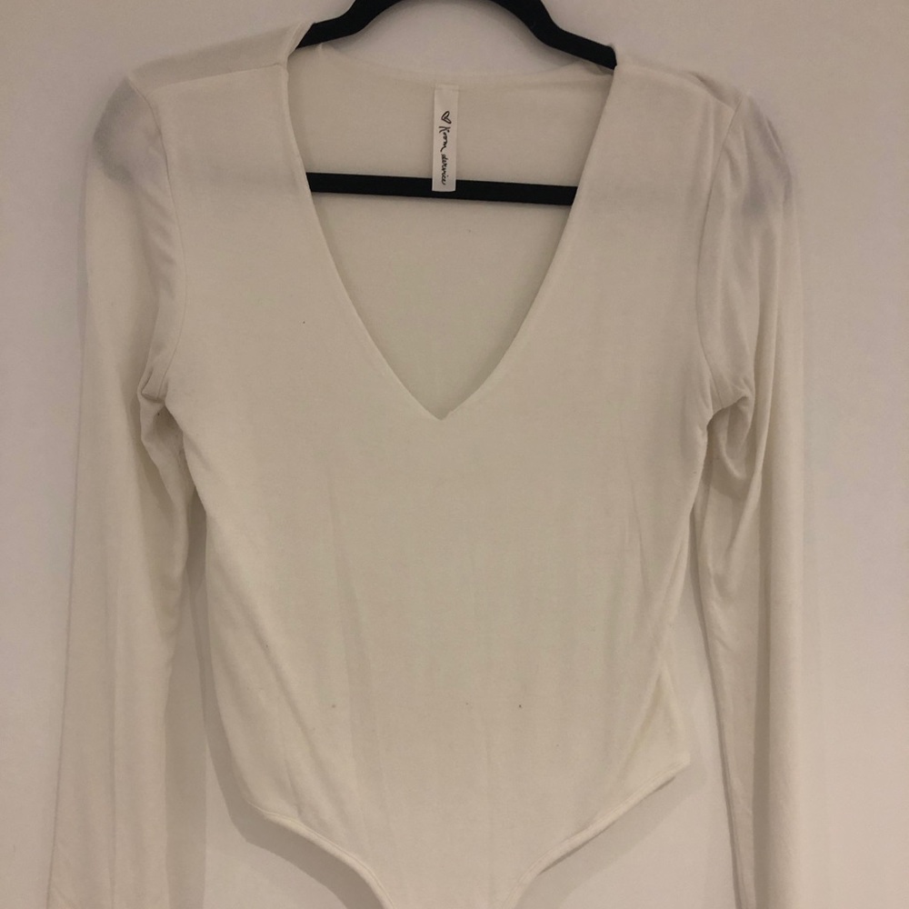 White Long sleeve Bodysuit
